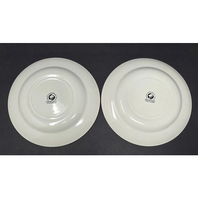 Charming vintage English cottage style meets timeless elegance in this beautiful set of 8 salad plates by Churchill....