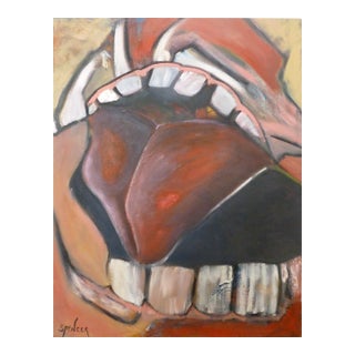 "Speak Your Mind" Expressionistic Oil Painting by Scott Spencer For Sale