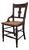 Antique Eastlake Victorian Side or Desk Chair With Caned Seat For Sale
