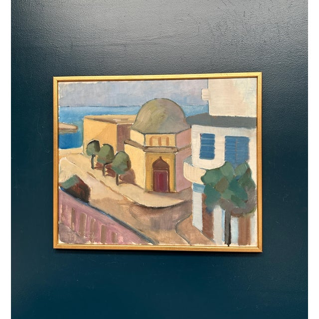 L. Wilton, Rhodes, 1962, Oil Painting on Canvas, Framed For Sale - Image 17 of 18