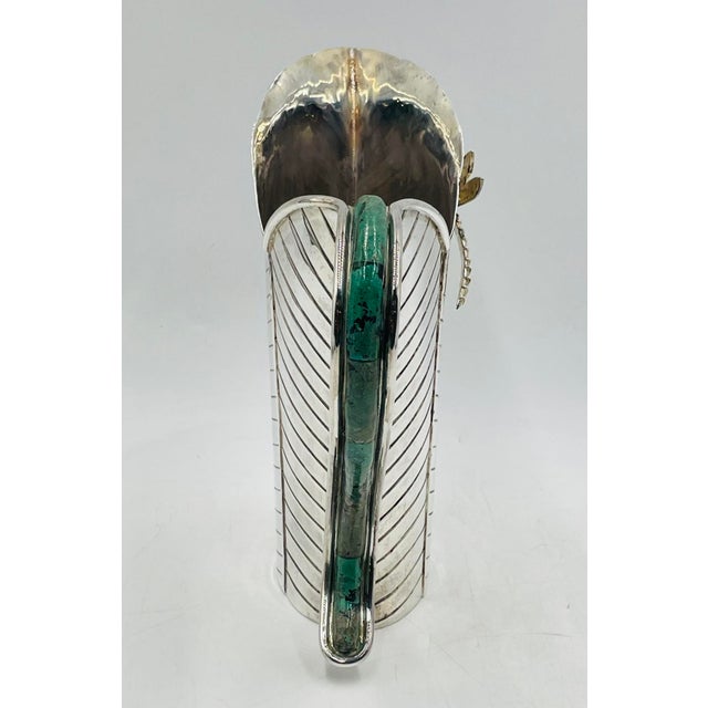 A spectacular Mexican silver pitcher designed and handcrafted by Emilia Castillo, one of Mexico’s most celebrated...