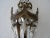 French Bronze Crystal Prisms Empire Sconces, Circa 1930 For Sale - Image 10 of 11