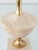 Mid-Century Italian Travertine and Brass Table Lamp attributed to Philippe Barbier, 1970s For Sale - Image 6 of 18