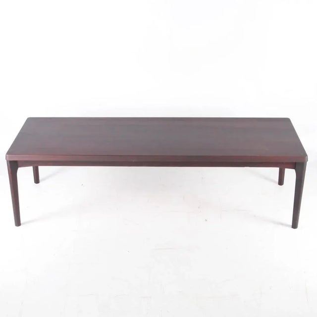 1970s Large Vintage Coffee Table in Rosewood, 1970s For Sale - Image 5 of 10