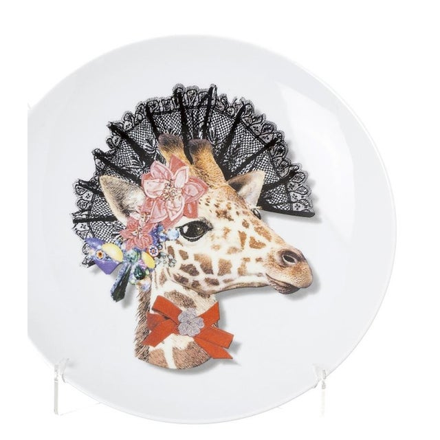 Porcelain Vista Alegre Plates by Christian Lacroix, Set of 2 For Sale - Image 4 of 8