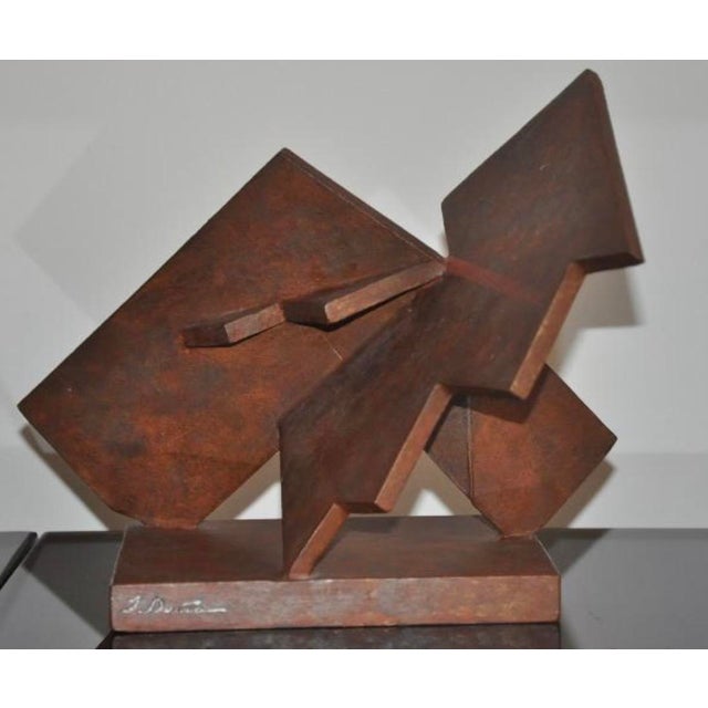 Polychrome Steel Sculpture by Jose Maria Fernandez Doña, 2007 For Sale - Image 9 of 9