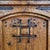 Handcrafted Solid Wood Rustic Exterior Single Door With Sidelight – Custom Mexican Design Made to Order For Sale - Image 10 of 16