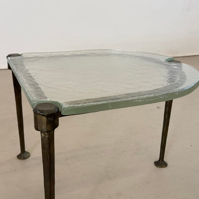Wrought Bronze and Glass Coffee Tables by Lothar Klute, 1980, Set of 2 For Sale - Image 4 of 17
