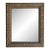 Victorian Gessoed Wood Mirror in Melon/Coral For Sale