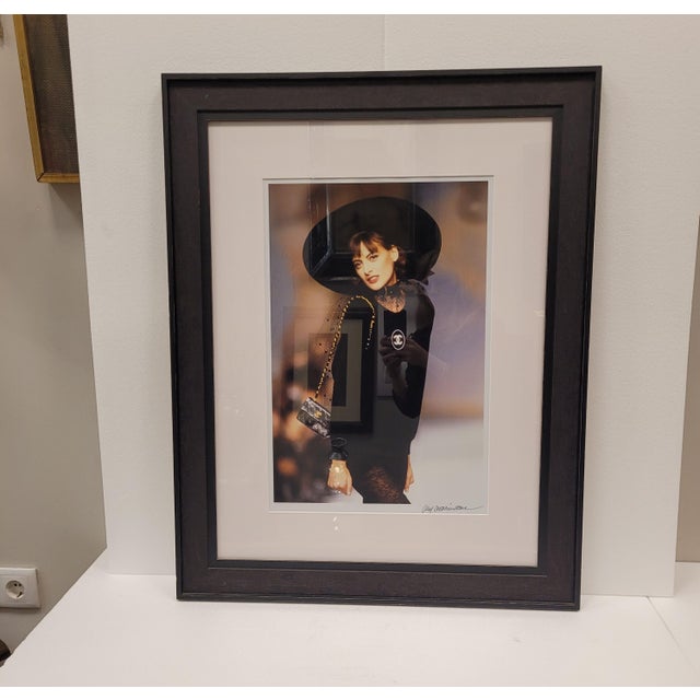 Guy Marineau, Inés De La Fressange, Chanel, 1988, Photographic Print, Framed For Sale - Image 9 of 15