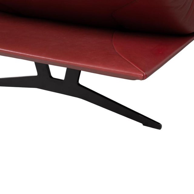 Francis 2-Seater Sofa in Red Leather from Koinor For Sale - Image 11 of 18