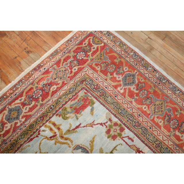 A phenomenal Antique Persian Sultanabad Carpet 8' x 9'10'' In the late 1800s, in Sultanabad, a small town in NW Persia, a...