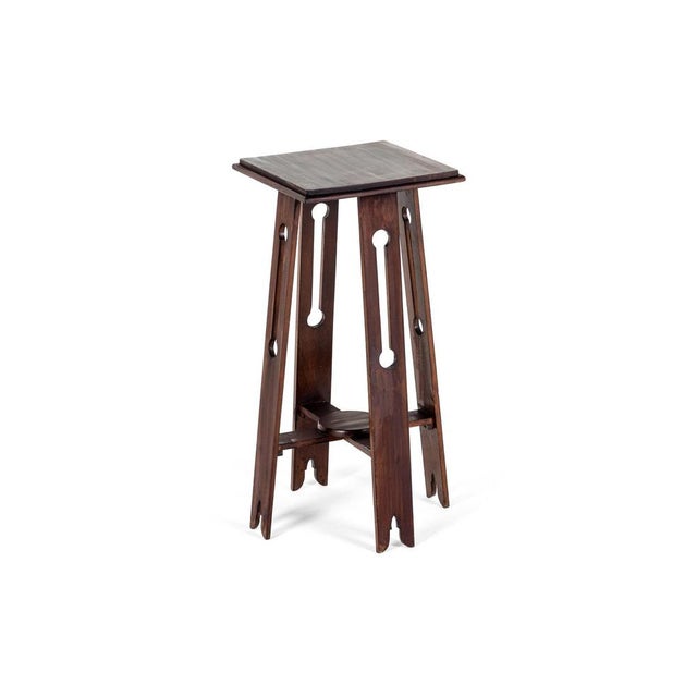 Arts & Crafts Mahogany Plant Stand For Sale - Image 13 of 13