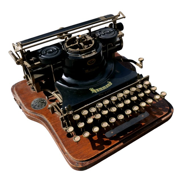 Antique Typewriter from Hammond Multiplex, USA, 1915 For Sale