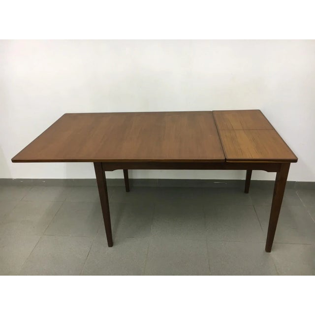 Extendable Dining Table in Teak Wood from Topform, 1960s For Sale - Image 9 of 11