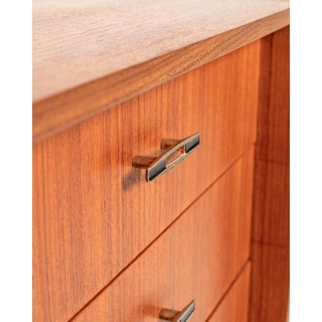 1950s Vintage Scandinavian Teak Sideboard, 1950s For Sale - Image 5 of 11