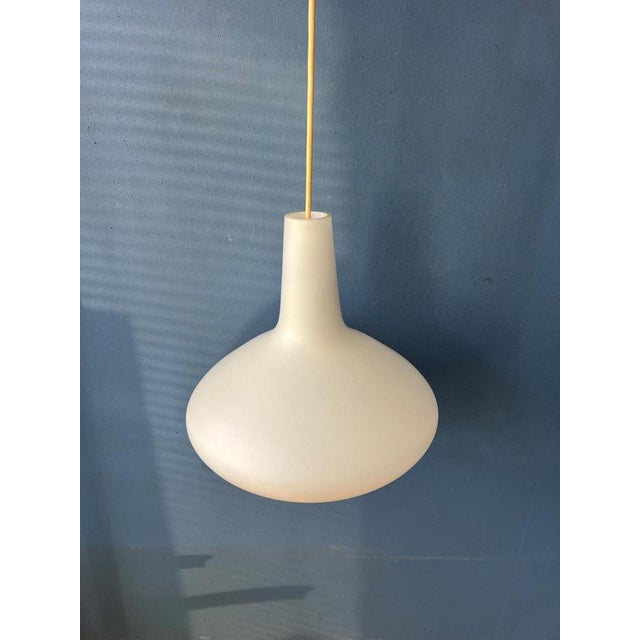 Opaline Glass Bulbo Pendant Lamp by Lisa Johansson Pape for Stockmann Orno For Sale - Image 5 of 11
