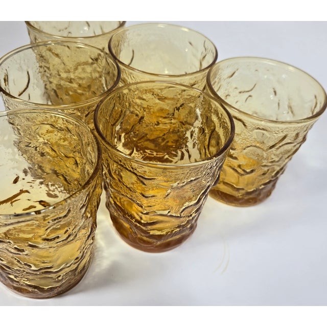 Glass Sunny Lemonade Ice Lowballs- Set of Six For Sale - Image 7 of 11