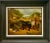Late 20th Century Realist Farmhouse Oil Painting, Countryside Farm Animals, Framed, 42.5"w For Sale - Image 4 of 9