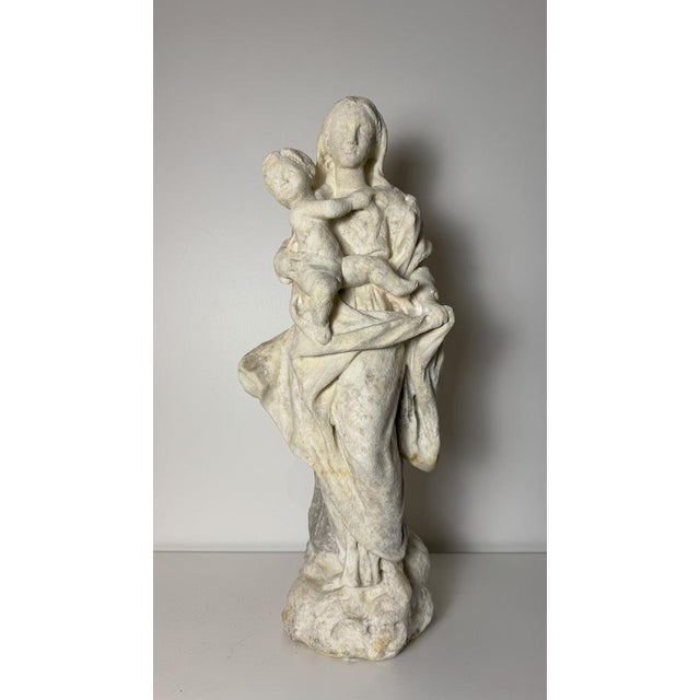Madonna and Child, 16th Century, Statuary Marble For Sale - Image 9 of 9