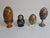 SKU: OT 3390 Vintage Lot 3 Russian Hand Painted Wooden Egg Sets Plus Matryoshka Dolls Lovely collection of vintage Russian...