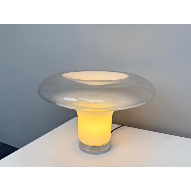 Lesbo Table Lamp by Angelo Mangiarotti for Artemide, Italy, 1960s, in Very Good conditions. Designed 1960 to 1969 This...