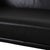 Visavis Leather Three-Seater Black Sofa by Brühl For Sale - Image 5 of 13