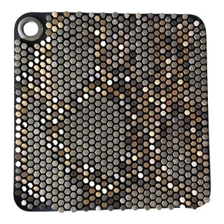 Italian Studded Leather Swatch No 11 From 2026-2027 Collection For Sale
