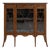 19th Century France Edwardian Brown Wood Display Cabinet For Sale