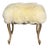 Randy Esada Designs for Prospr Italian Giltwood Ribbon Taboret Footstool Vanity Bench by Randy Esada Designs For Sale - Image 4 of 4