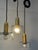Visual Comfort Iris Quatro Linear Pendant in Hand Rubbed Antique Brass With Clear Glass For Sale In San Francisco - Image 6 of 12