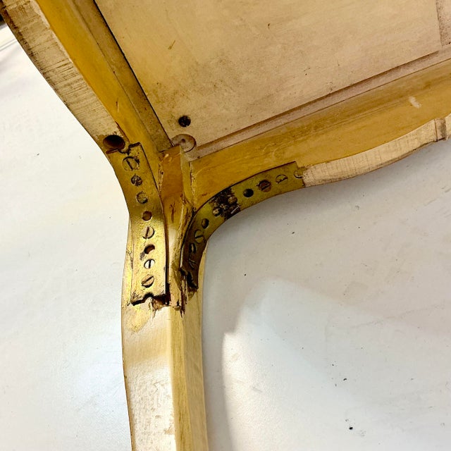 1940s Italian Rococo Venetian Hand-Painted Step Down Side Tables - A Pair For Sale - Image 14 of 15