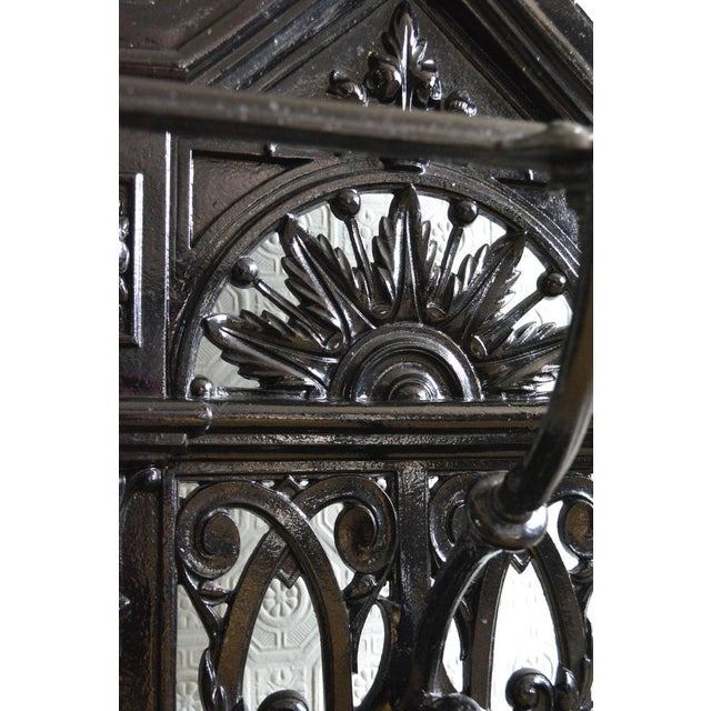 Victorian Cast Iron Hall Stand, 1870 For Sale - Image 4 of 18