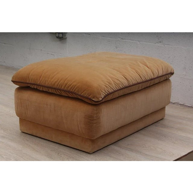 A fusion of style and comfort, adorned with suede upholstery and refined leather piping, this piece exudes timeless...