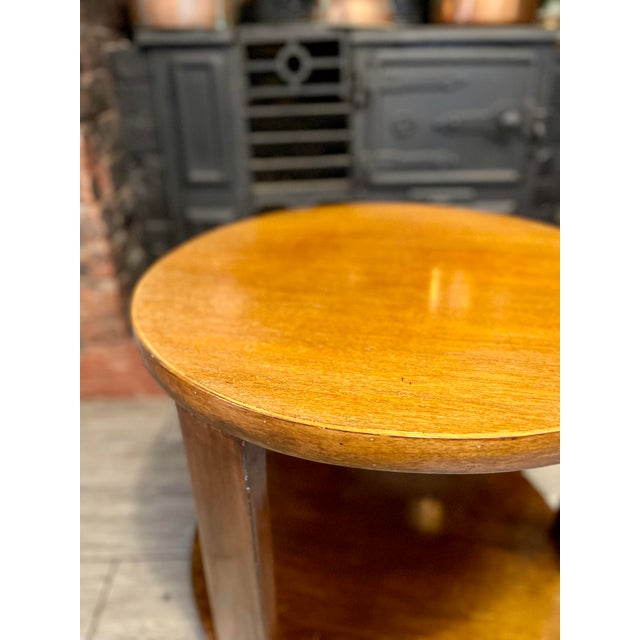 1920s Mid-Century Art Deco Style Coffee Table with Double Tray, 1950s For Sale - Image 5 of 14