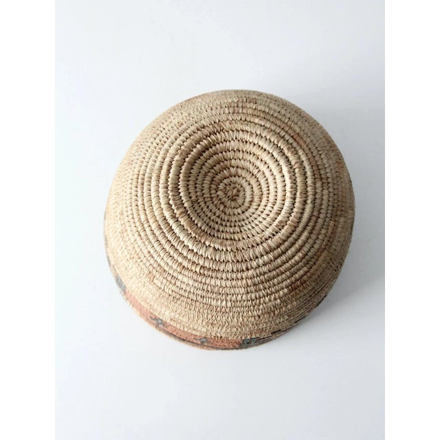 Vintage Coiled Basket For Sale - Image 11 of 12