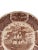 Ceramic Vintage Alfred Meakin Staffordshire Fair Winds The Friendship of Salem Brown Dinner Plates - Set of 10 For Sale - Image 7 of 11