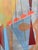Early 21st Century It's the Rest of the World That is Moving by Amy Hutcheson | Oil on wood cradle Abstract geometric composition. For Sale - Image 5 of 5