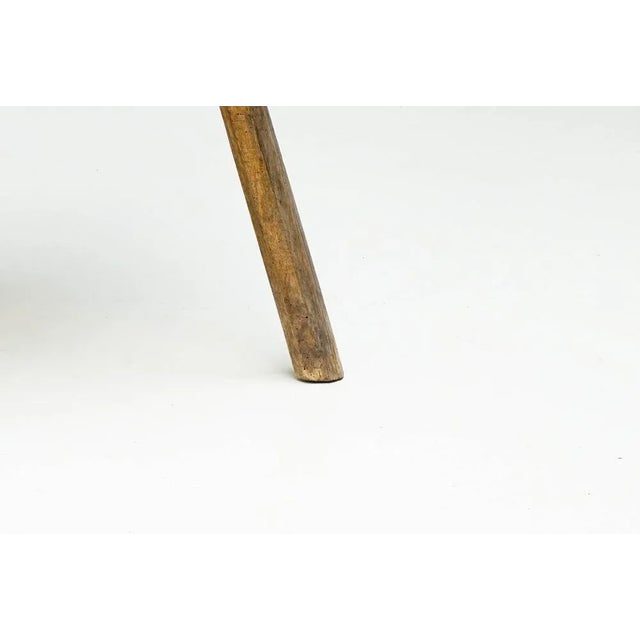 Rustic Chopping Block on Tripod Legs For Sale - Image 5 of 6