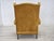 Danish High Back Armchair in Furniture Velour and Oak Wood Legs, 1970s For Sale - Image 6 of 16