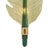 Modern Murano Glass Green Leaf Sconces For Sale - Image 3 of 9
