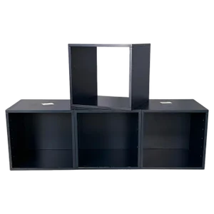 Modern Italian Modular Bookcases Program 1 by Antonia Astori De Ponti for Driade, 1970s, Set of 4