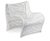 An open weave of leather covers a sensual shape, making the Lola chair a perfect design for style and comfort.