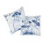 Contemporary Schumacher Lotus Garden Pillow in Porcelain For Sale - Image 3 of 6