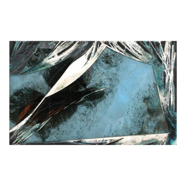 Untitled, Laddie John Dill Glass, Cement and Polymer on Panel For Sale