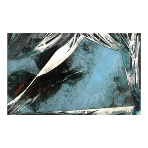 Untitled, Laddie John Dill Glass, Cement and Polymer on Panel