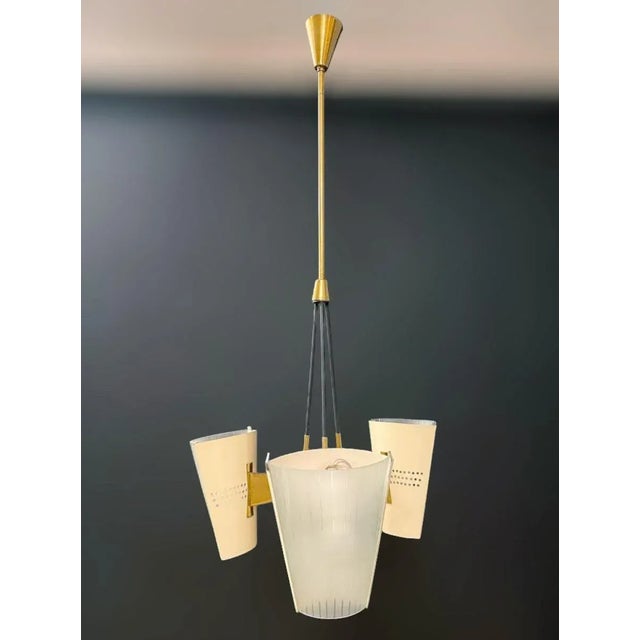 Mid-Century Modern 1960s Midcentury Pendant by Stilnovo For Sale - Image 3 of 9