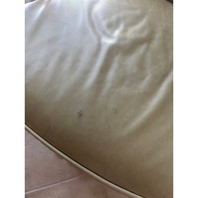 Old Hickory Tannery Brown Leather Adjustable Executive Office Chair For Sale - Image 11 of 18