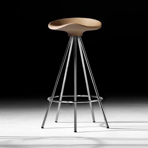 Steel and Wood Jamaica Stool by Pepe Cortes for BD Barcelona For Sale - Image 4 of 9