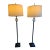 Restoration Hardware "Crystal Ball Urn" Floor Lamps in Aged Bronze - Pair For Sale